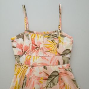 Joie Orange Sleeveless Dress